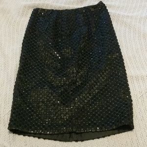 Vintage 1980's Black Sparkle Dress